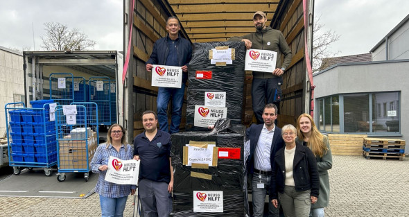 Gemeinsam mit dem Verein "Neuss hilft" hat die St.-Augustinus-Gruppe 239.289 medizinische Artikel auf den Weg in die Ukraine gebracht.